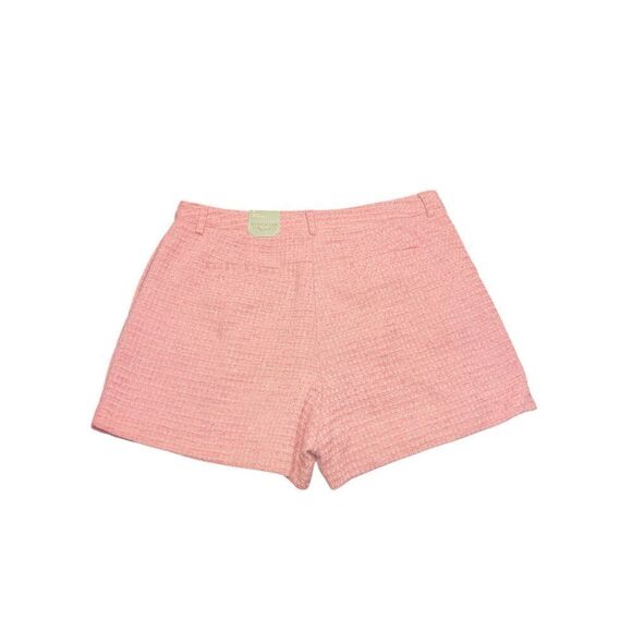 Ryegrass Textured Zephyr Pink Tweed High Rise Shorts Women's 16 pinup style - Picture 3 of 9